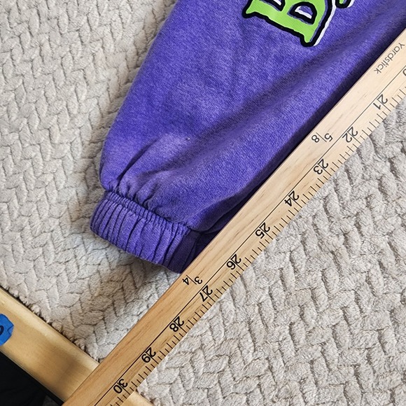 Beetlejuice Purple Jogger Sweatpants Ghost with the Most Graphic Size M - Picture 4 of 8